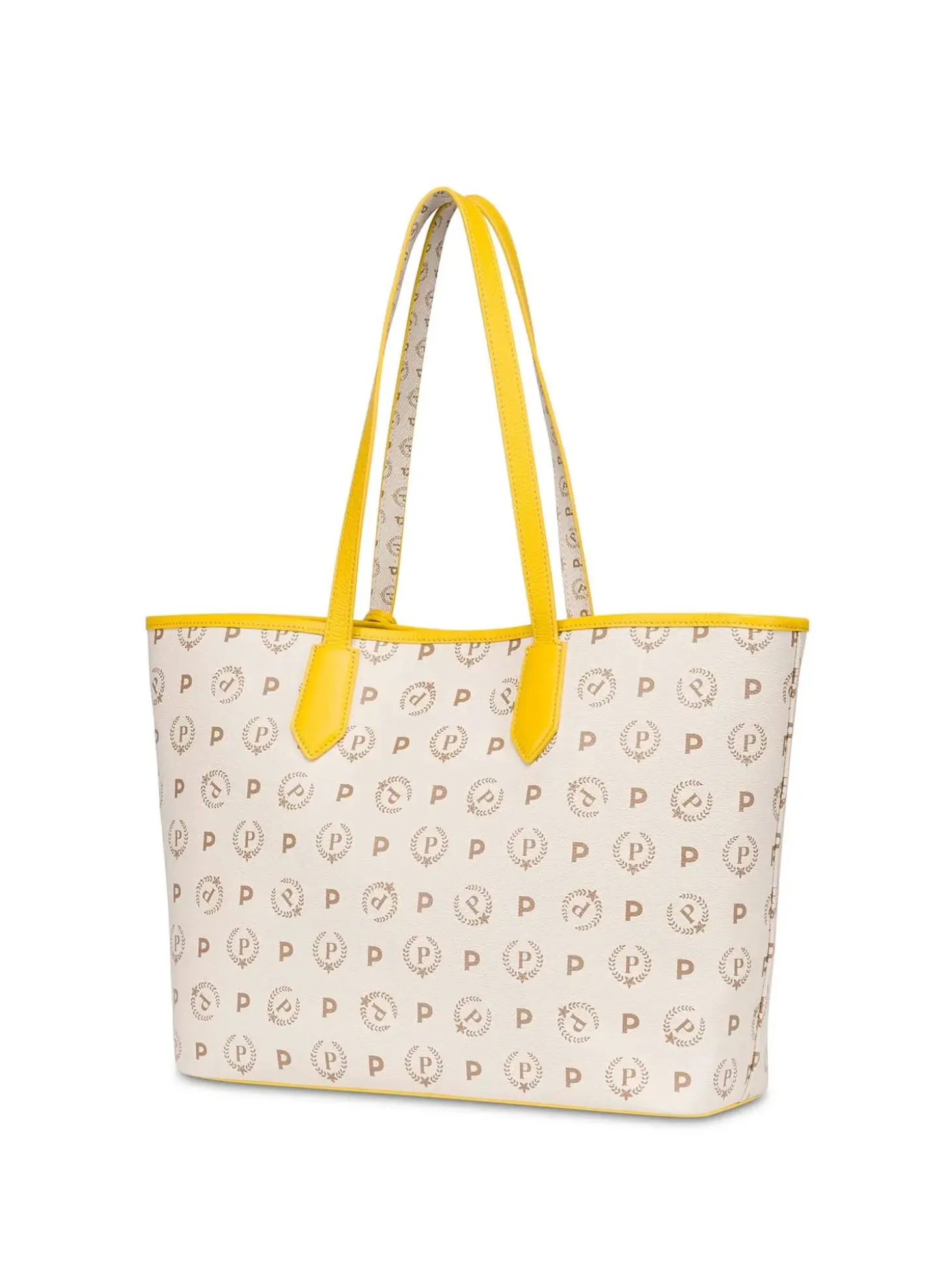 BORSA A SPALLA DONNA - POLLINI AVORIO-GIALLO - TE8427PP06Q1Y