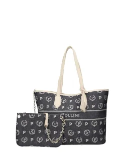 BORSA A SPALLA DONNA - POLLINI BLU - TE8427PP06Q6G