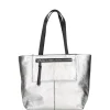 BORSA A SPALLA DONNA - REBELLE ARGENTO - REB0174 P0016