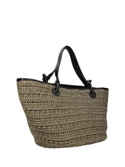 BORSA A SPALLA DONNA - REBELLE NERO-BIANCO - REB0212 T0022