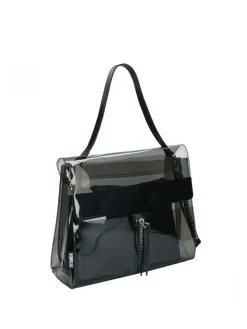 BORSA A SPALLA DONNA - REBELLE NERO - REB0192 P0027