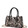 BORSA A SPALLA DONNA - SAVE MY BAG LEOPARDO - S62-SELENA-M-LY
