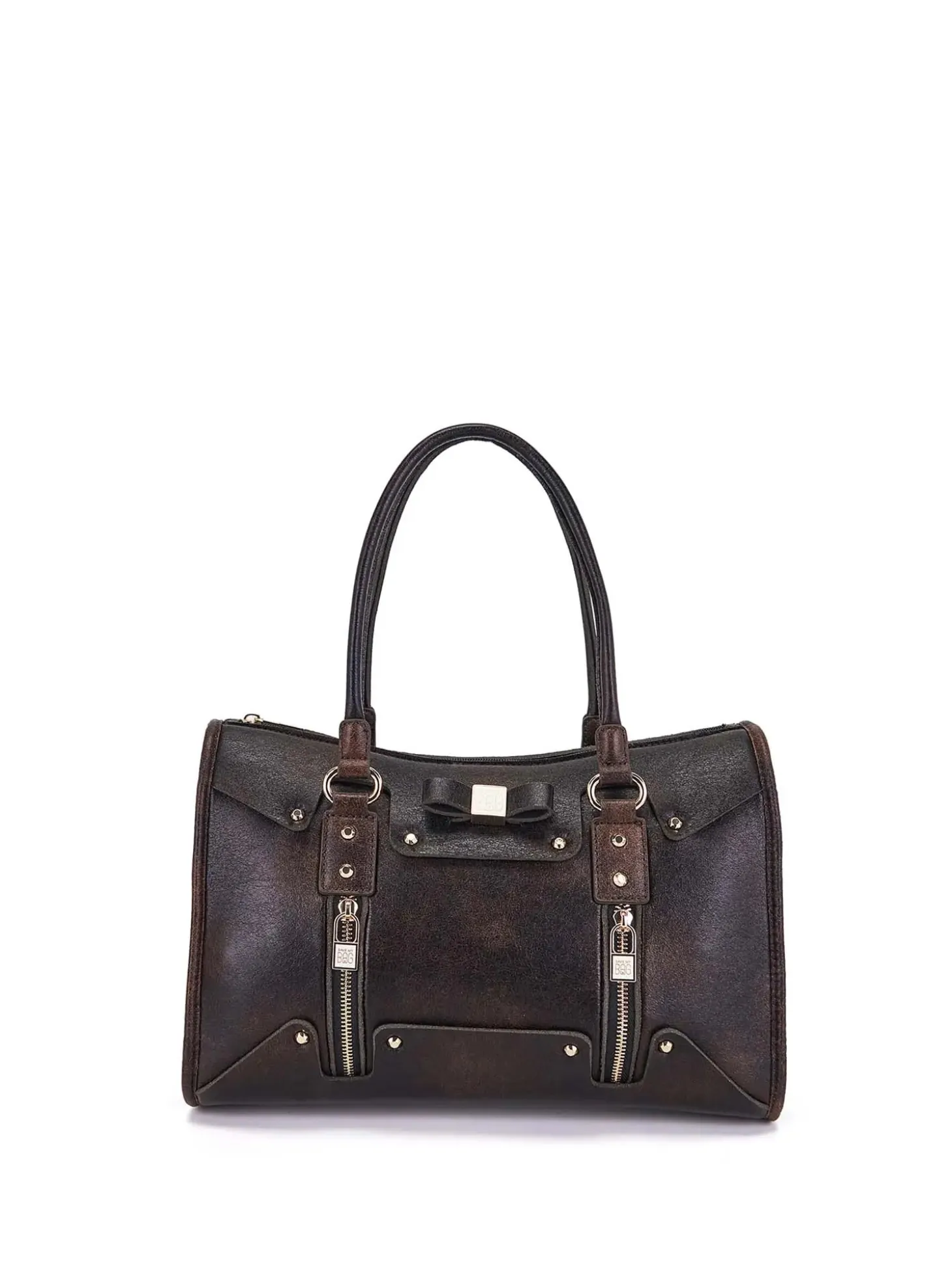 BORSA A SPALLA DONNA - SAVE MY BAG MARRONE - S62-SELENA-L-EMU