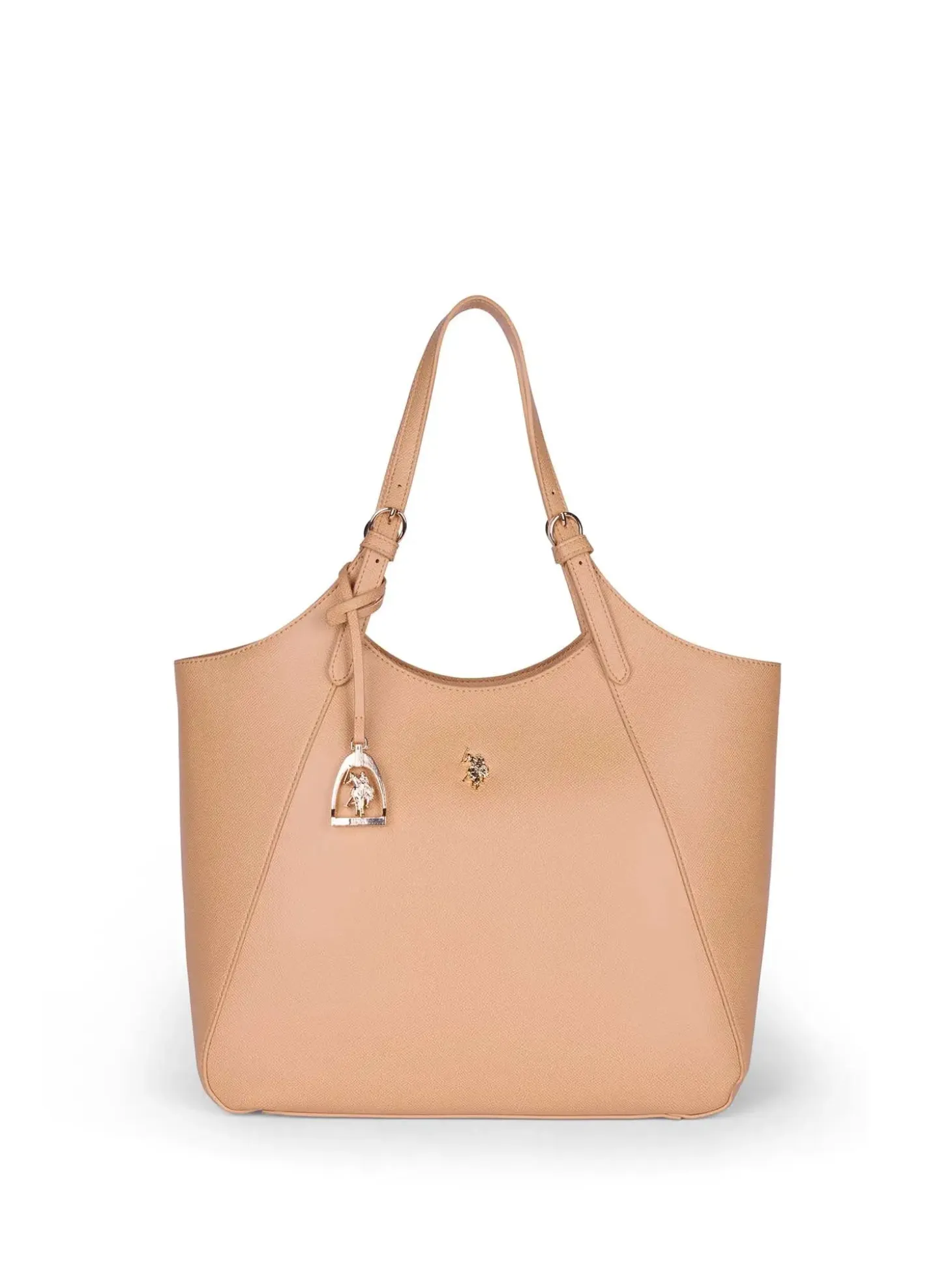 BORSA A SPALLA DONNA - US POLO ASSN. CAMEL - BEUJE9094WVP