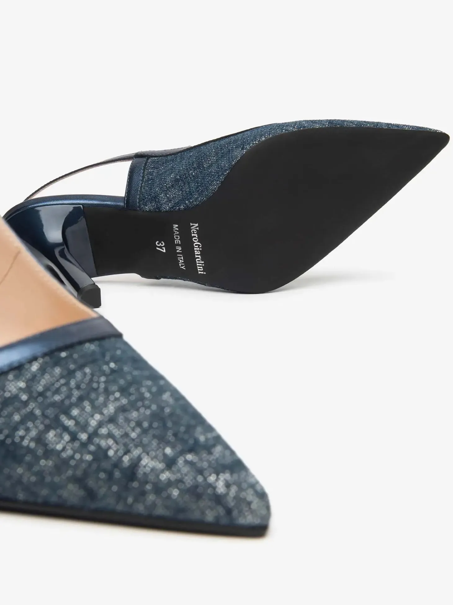 DECOLLETE DONNA - NERO GIARDINI BLU - E615430DE