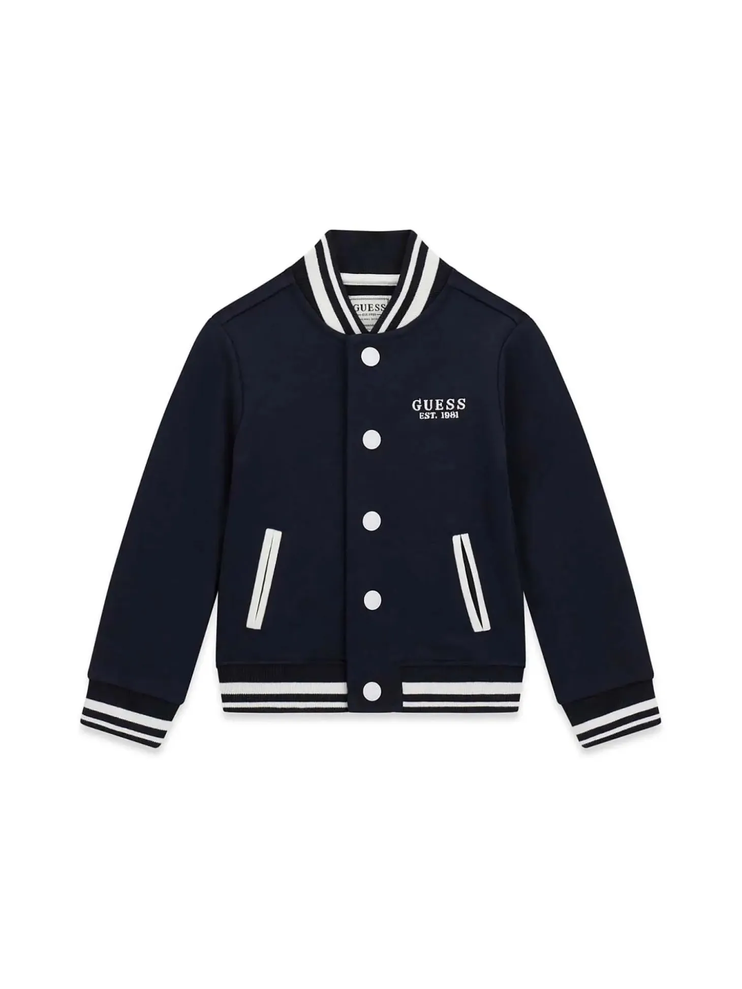 FELPA BAMBINO - GUESS KIDS BLU - N6RQ06 K0170