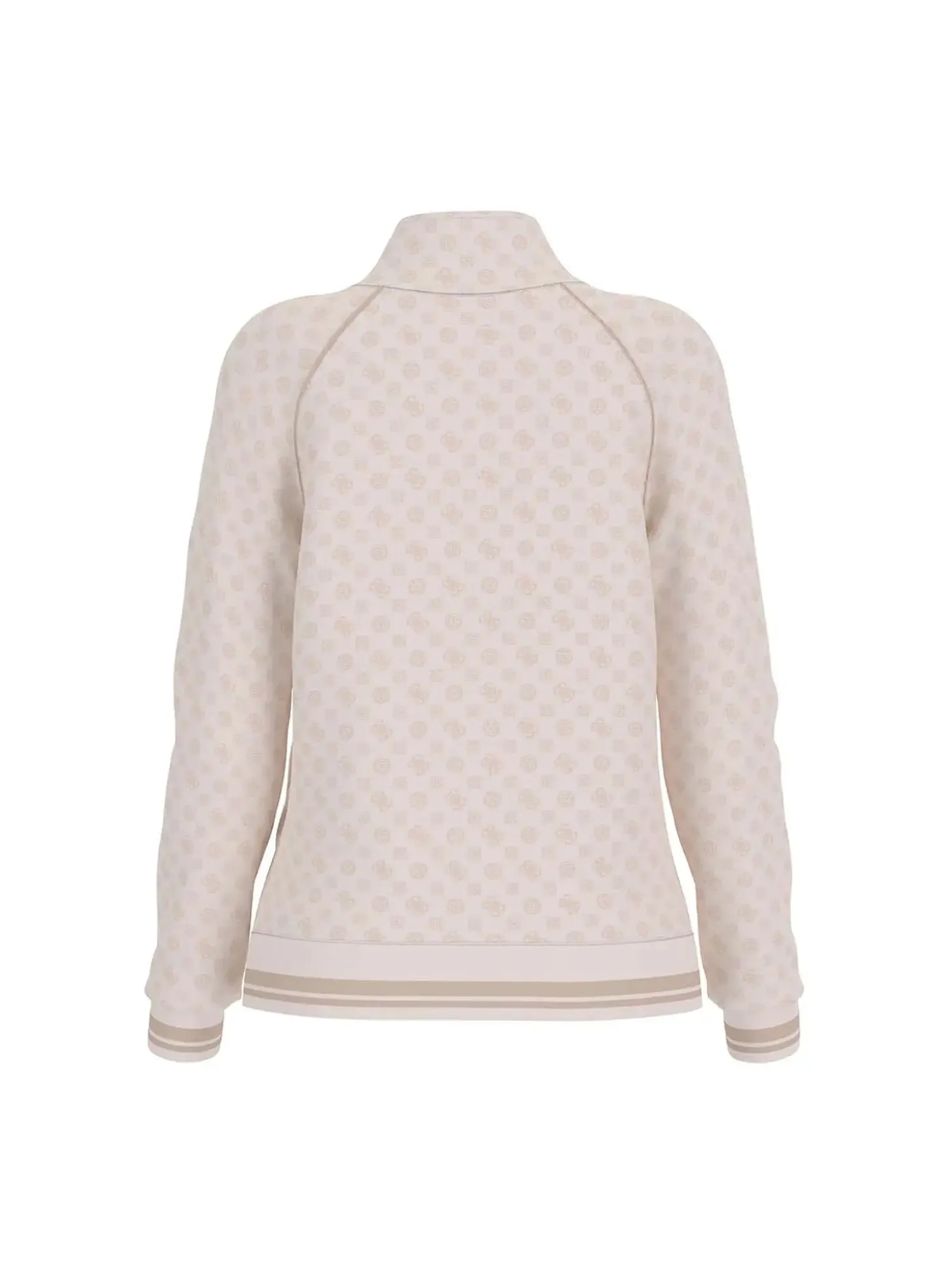 FELPA DONNA - GUESS ATHLEISURE CREMA - V5YQ03 KB212