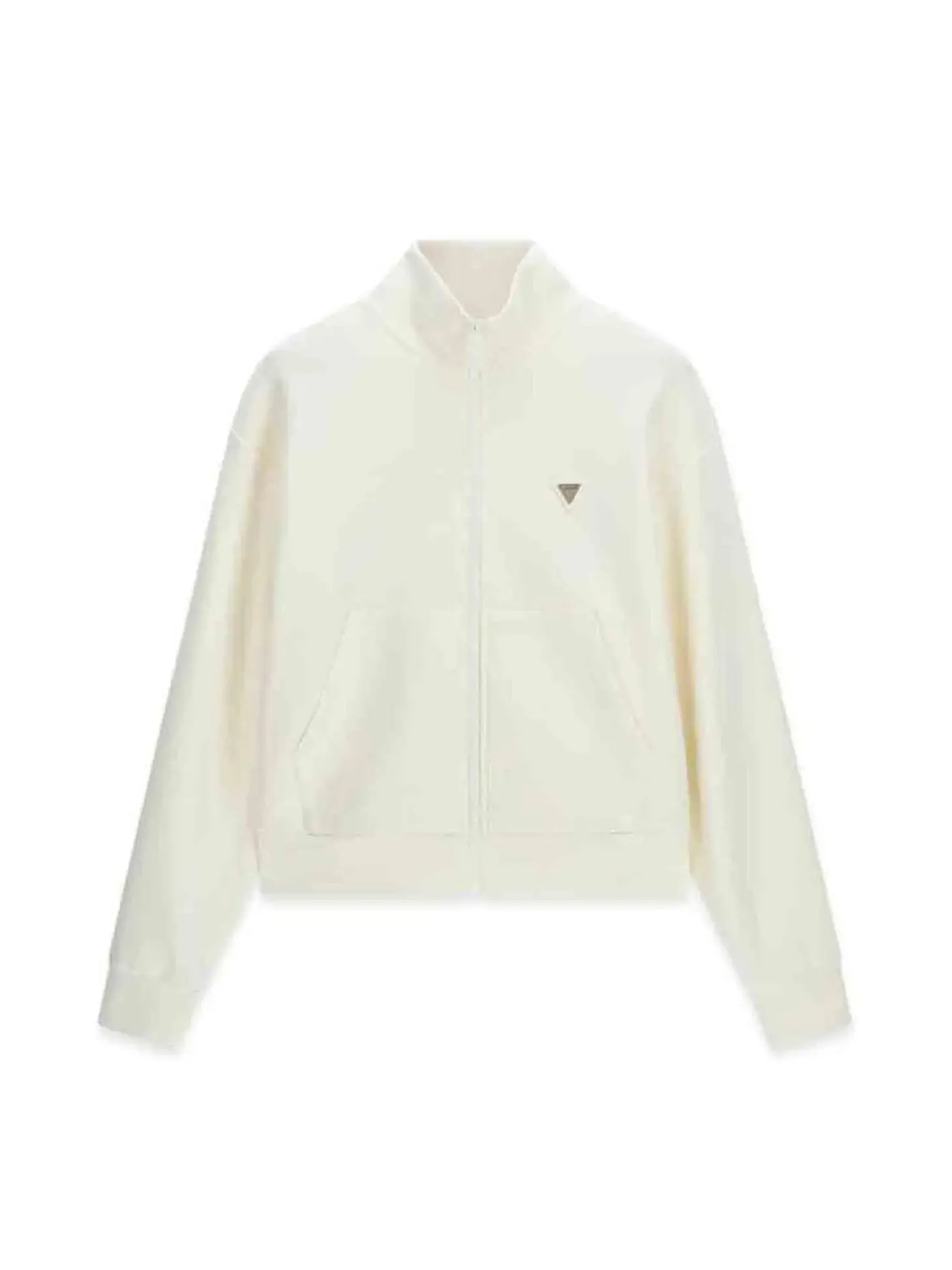 FELPA DONNA - GUESS ATHLEISURE BIANCO - V6YQ17 K4313