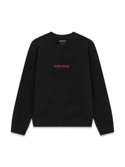 FELPA UOMO - GUESS JEANS NERO - M4YQ19 K9V31