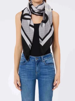 FOULARD DONNA - LIU-JO NERO - 2F6068T2745