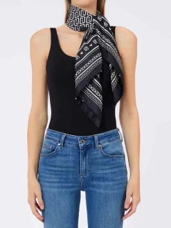 FOULARD DONNA - LIU-JO NERO - 2F6060T2745