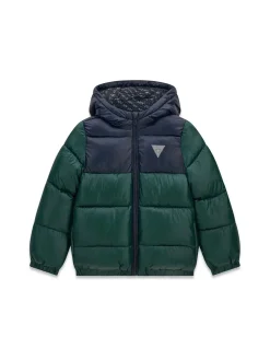 GIUBBOTTO BAMBINO - GUESS KIDS VERDE - N6YL01 W2656