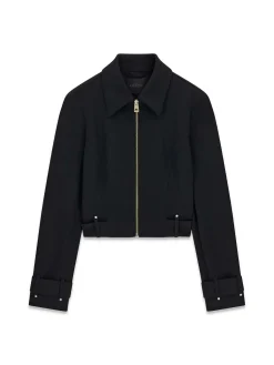 GIUBBOTTO DONNA - GUESS APPAREL NERO - W6YL21 K4327