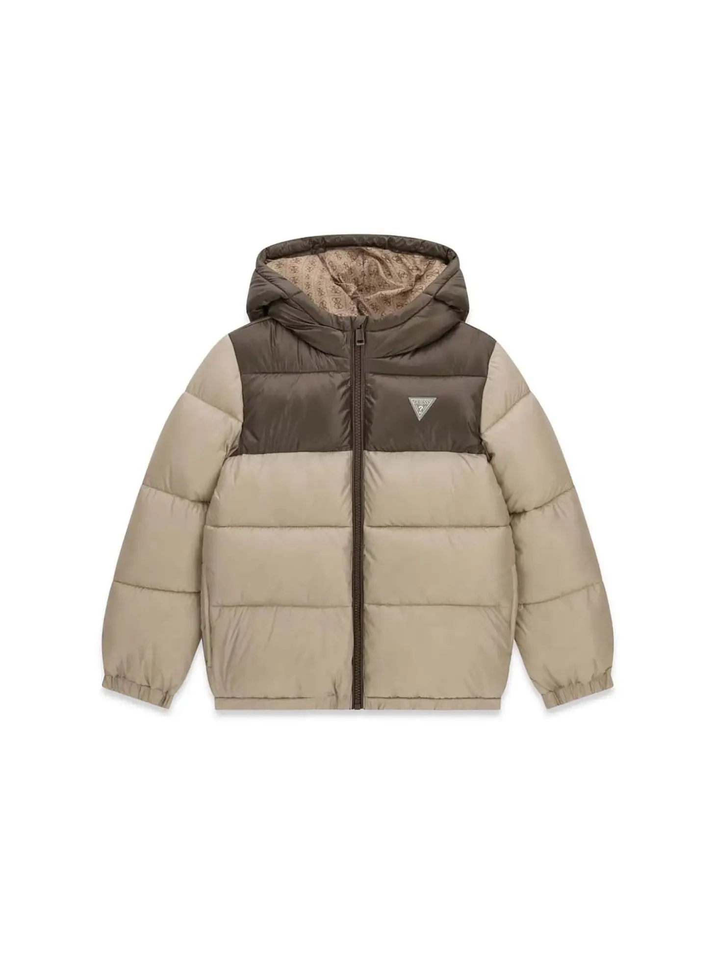 GIUBBOTTO RAGAZZO - GUESS KIDS BEIGE - L6YL01 W2655