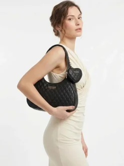 HOBO DONNA - GUESS NERO - HWQG98 94010