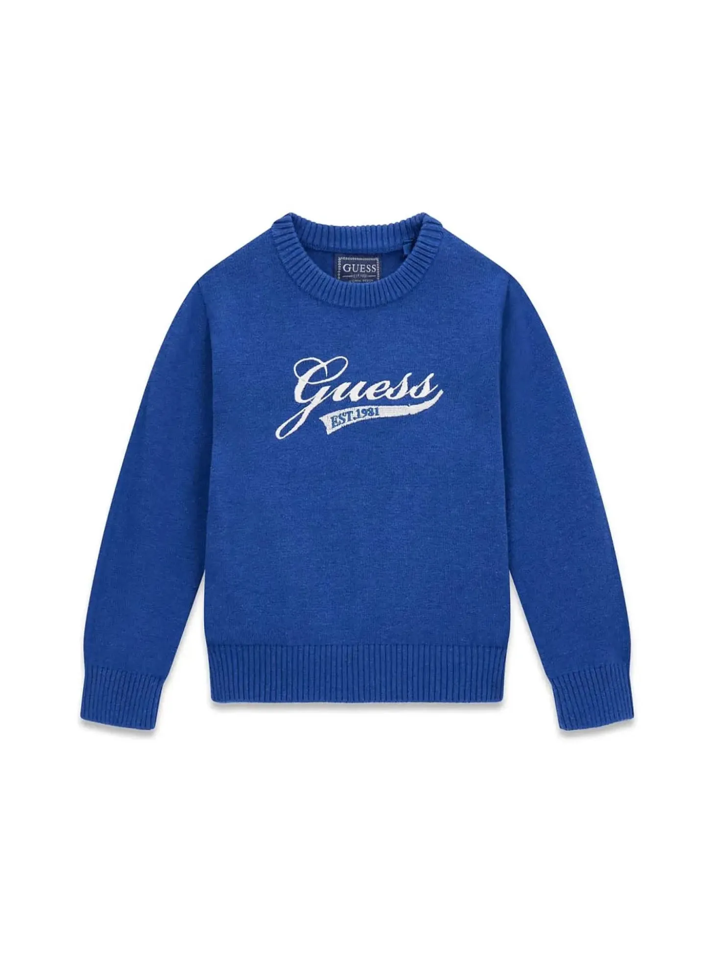 MAGLIA BAMBINO - GUESS KIDS BLU - N6YR01 Z0897
