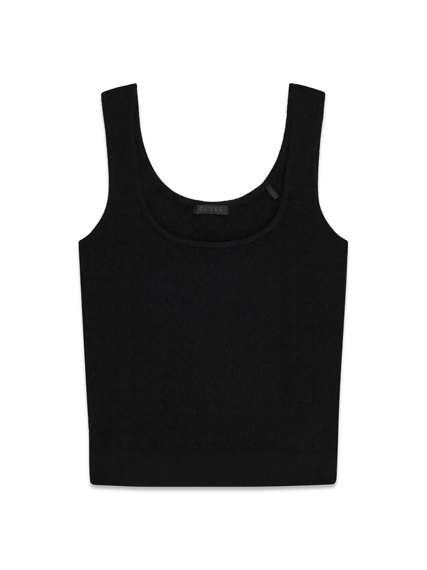 MAGLIA DONNA - GUESS APPAREL NERO - W6YR15 Z0956