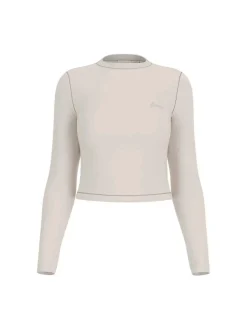 MAGLIA DONNA - GUESS ATHLEISURE BIANCO - V6YP05 K4260