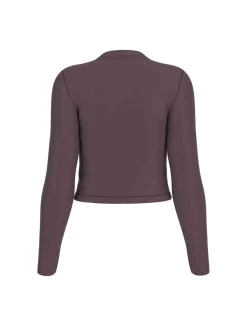 MAGLIA DONNA - GUESS ATHLEISURE MARRONE - V6YP05 K4260