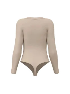 MAGLIA DONNA - GUESS ATHLEISURE TAUPE - V4YP07 J1314