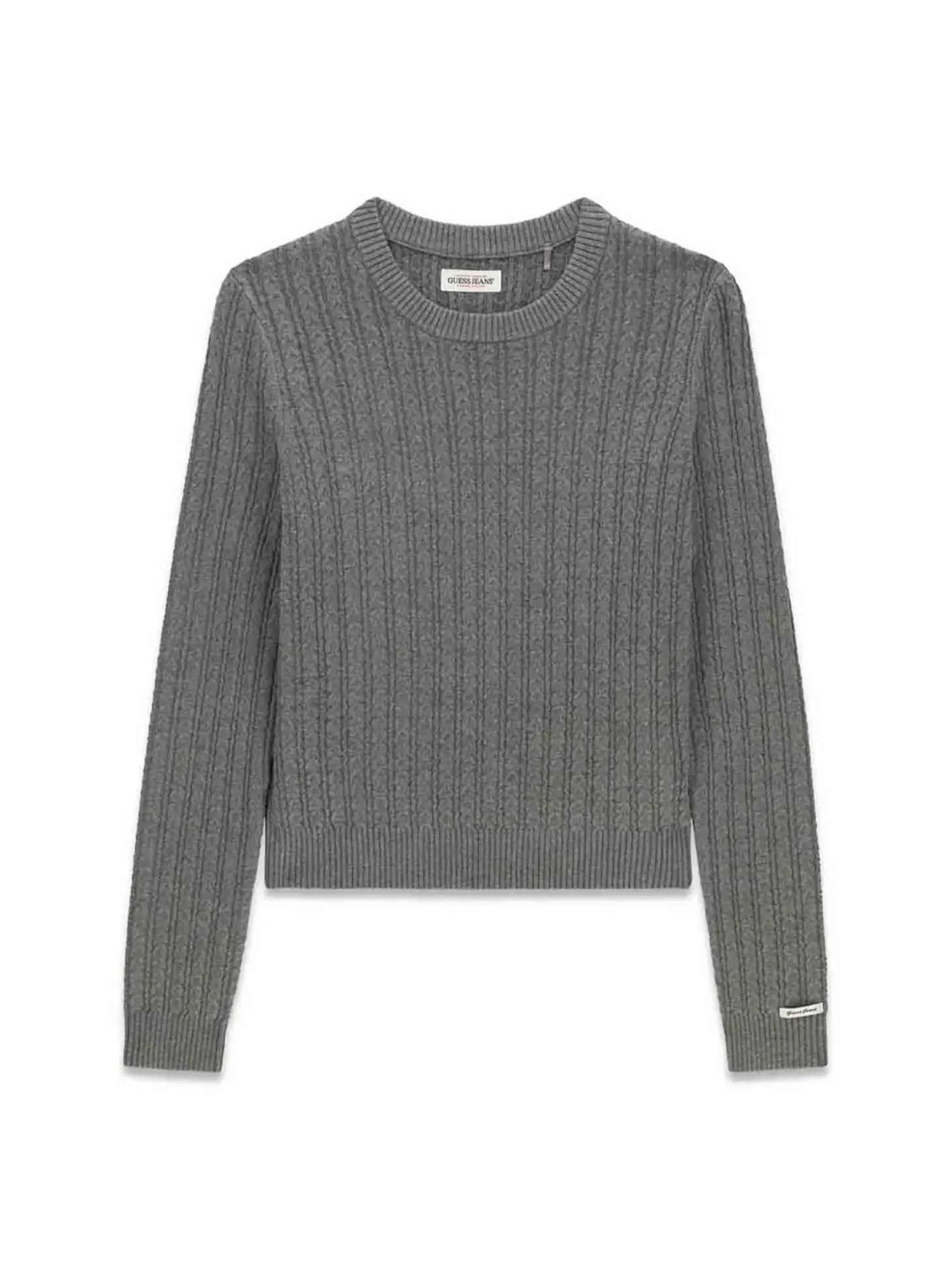 MAGLIA DONNA - GUESS JEANS GRIGIO - W6YR41 Z1102