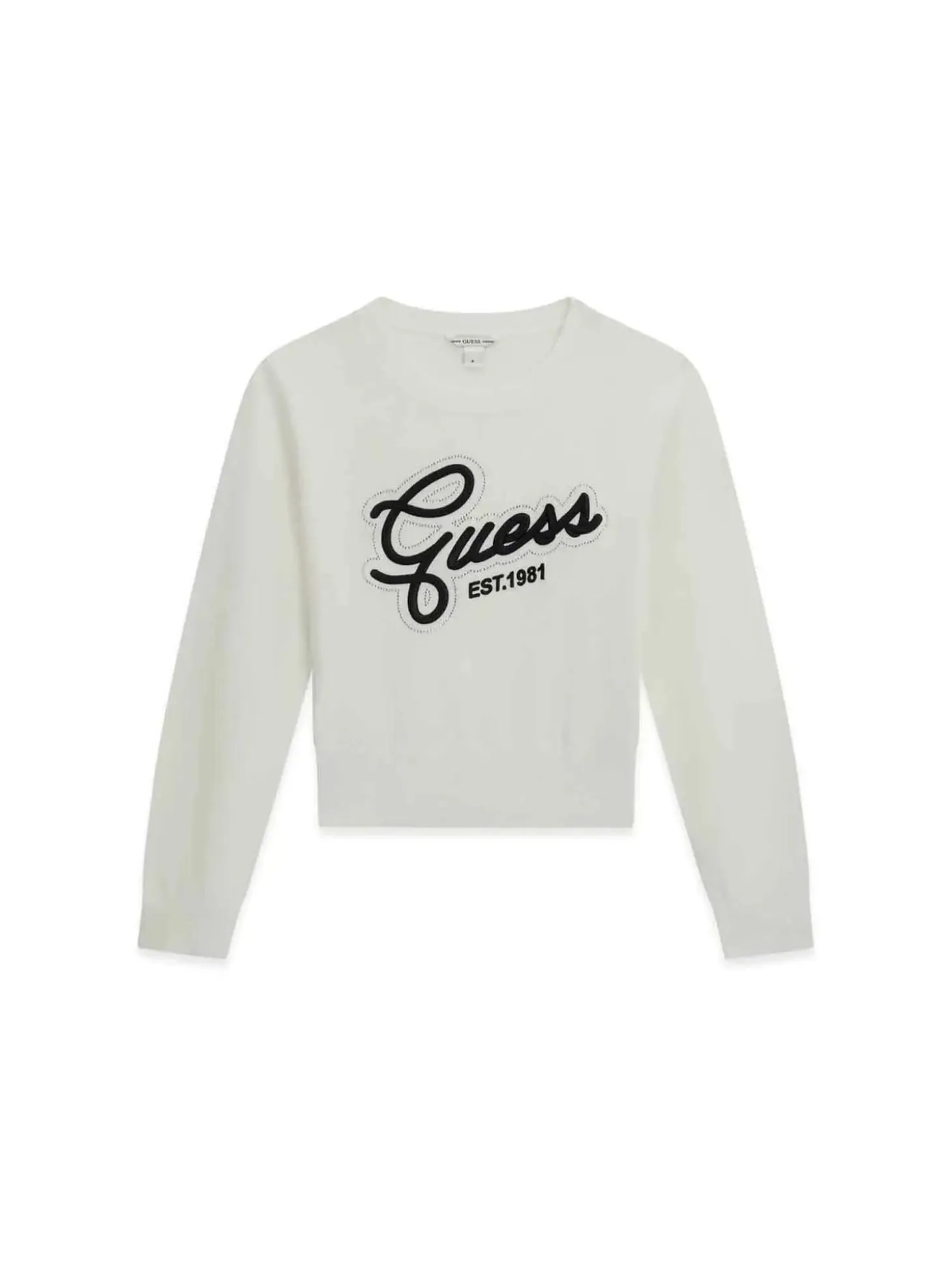 MAGLIA RAGAZZA - GUESS KIDS BIANCO - J6YR04 Z0834