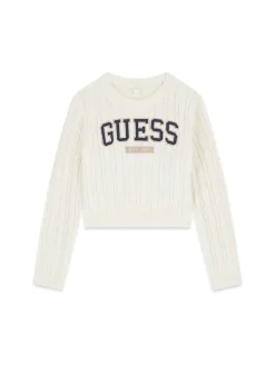 MAGLIA RAGAZZA - GUESS KIDS CREMA - J6YR11 Z0843