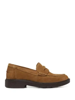 MOCASSINO DONNA - GEOX CUOIO - D65DKB 00022