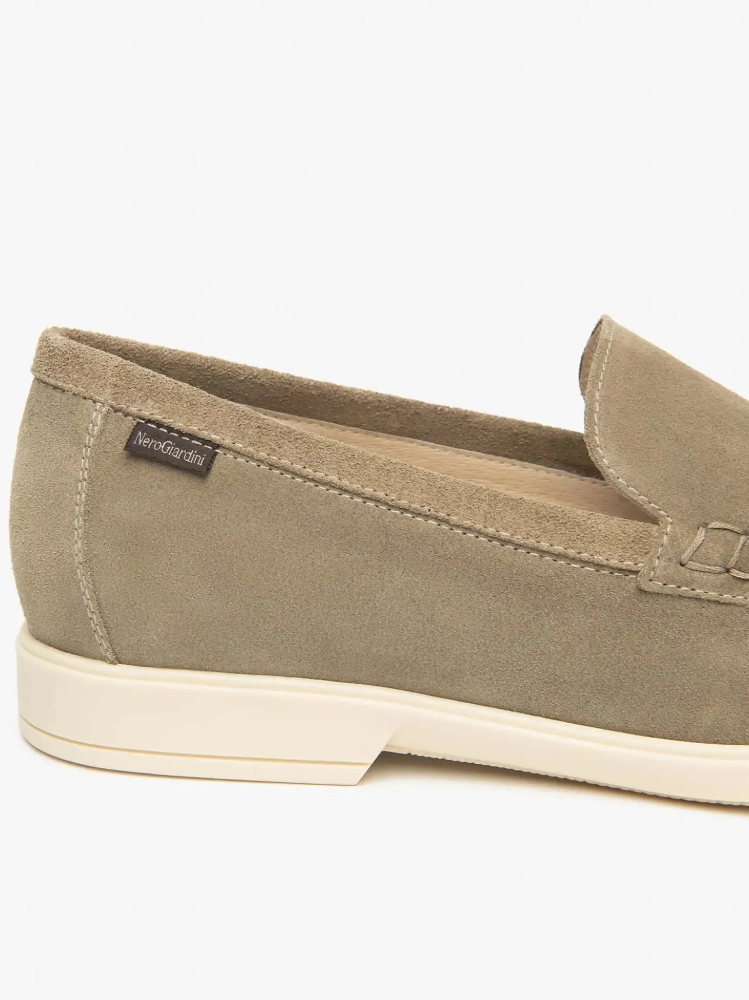 MOCASSINO UOMO - NERO GIARDINI TAUPE - E601060U