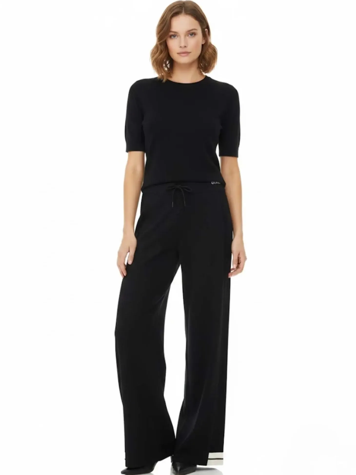 PANTALONE DONNA - GUESS ATHLEISURE NERO - V6GB06 Z0651