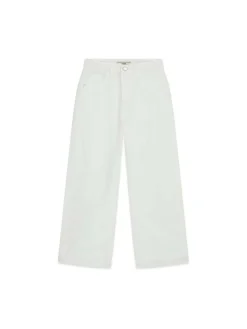 PANTALONE RAGAZZA - GUESS KIDS BIANCO - J6RB11 WH1T0