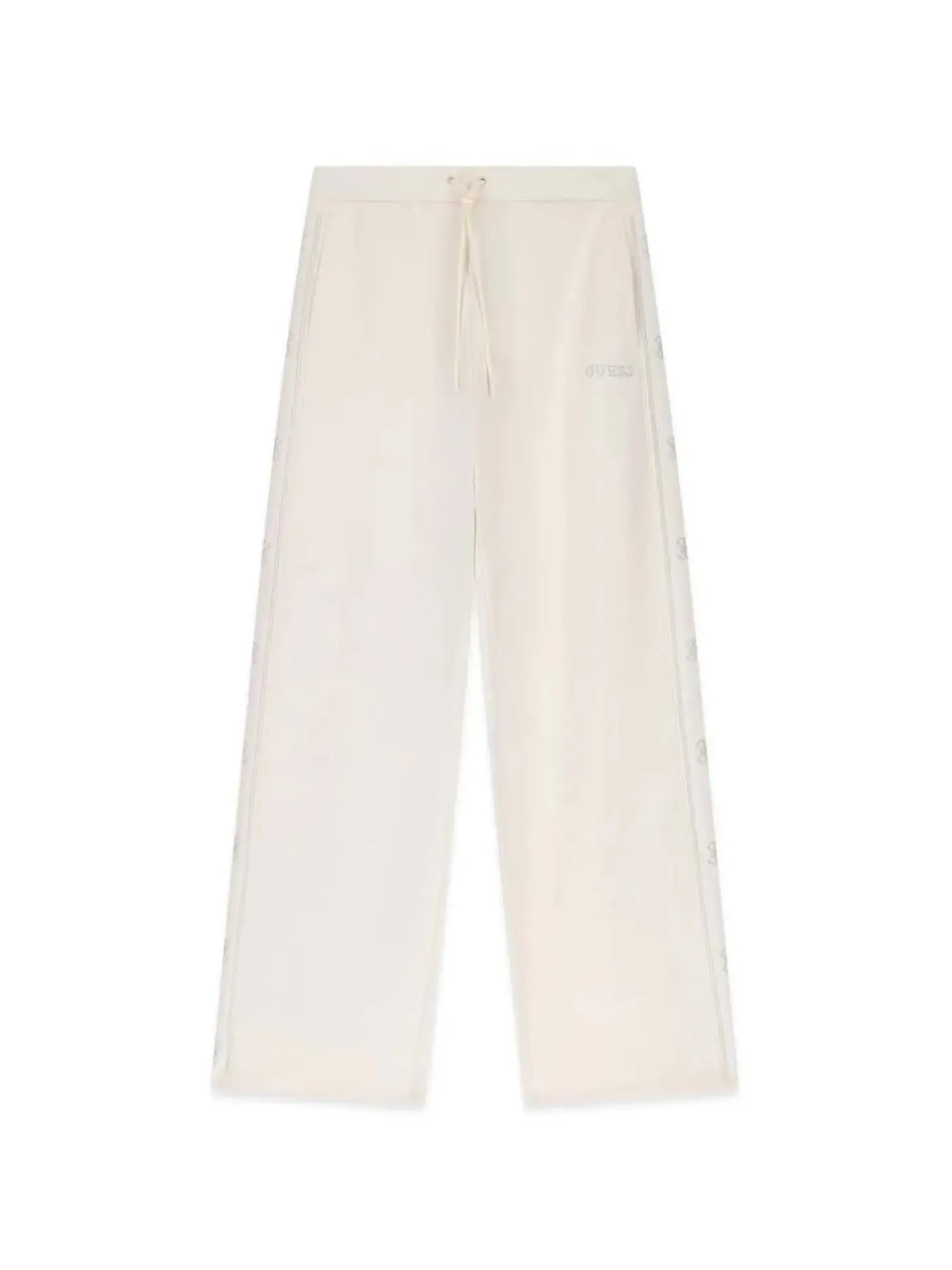 PANTALONE TUTA DONNA - GUESS ATHLEISURE BIANCO - V5BB12 KCX22