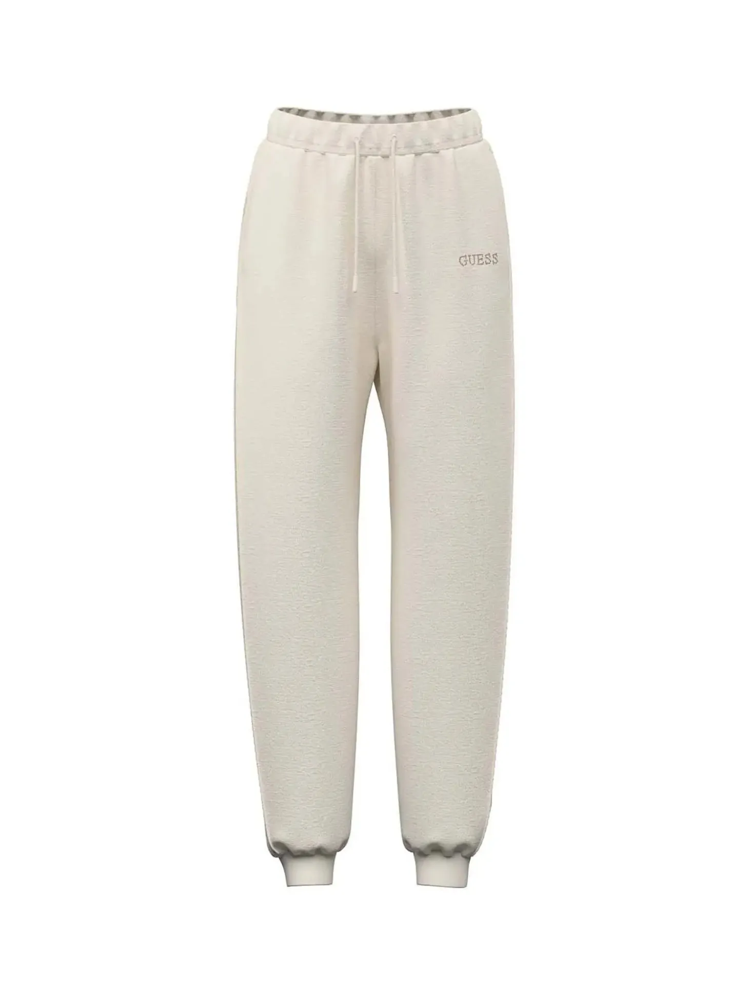 PANTALONE TUTA DONNA - GUESS ATHLEISURE BIANCO - V5BB23 KCX22