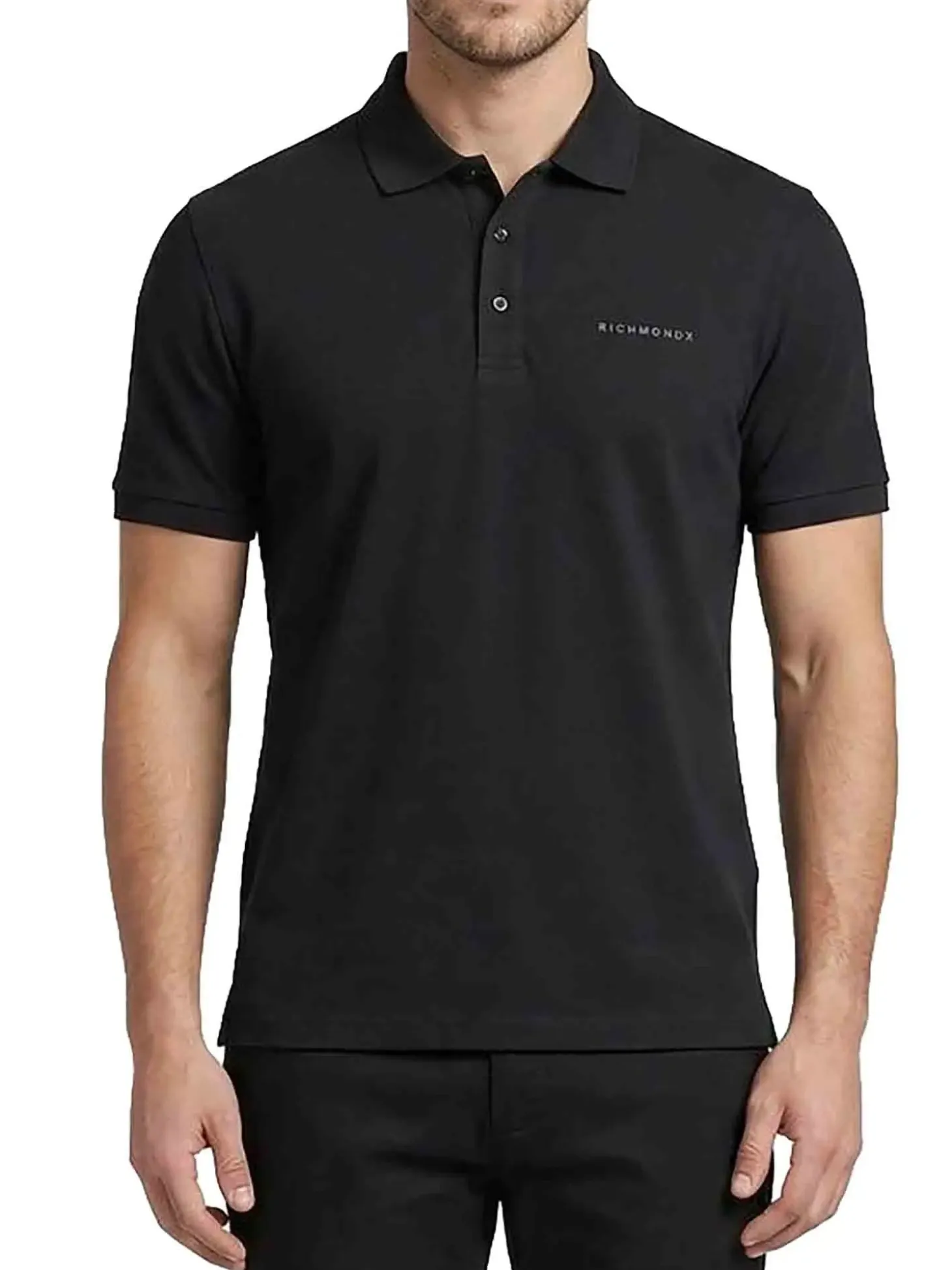 POLO UOMO - JOHN RICHMOND NERO - UMP26035PO
