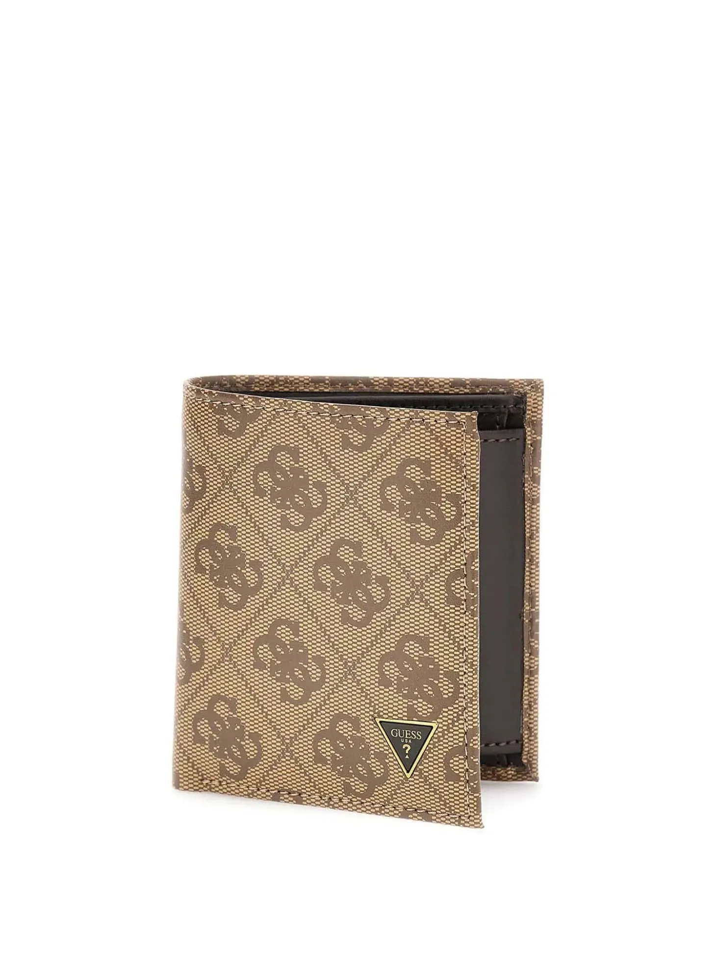 PORTAFOGLIO UOMO - GUESS BEIGE-MARRONE - SMVELE LEA22