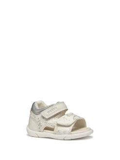 SANDALO BAMBINA - GEOX BIANCO-ARGENTO - B556FD 000BC