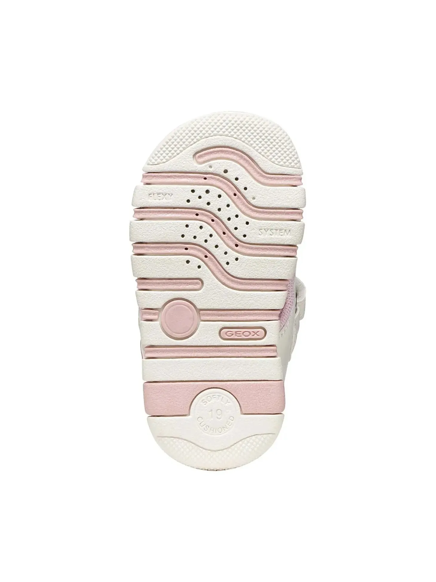 SANDALO BAMBINA - GEOX BIANCO-ROSA - B6517A 054GN