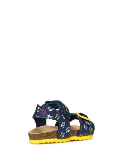 SANDALO BAMBINO - GEOX NAVY-GIALLO - B922QA 00004