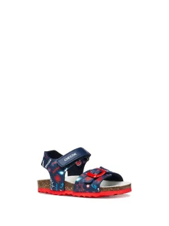 SANDALO BAMBINO - GEOX NAVY-ROSSO - B652QB 00004