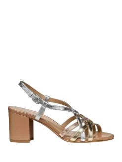 SANDALO DONNA - GEOX ARGENTO - D55YZB 0KYBN