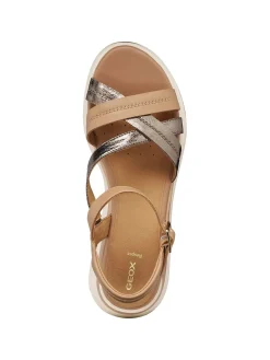 SANDALO DONNA - GEOX BEIGE - D650JA 0CD54