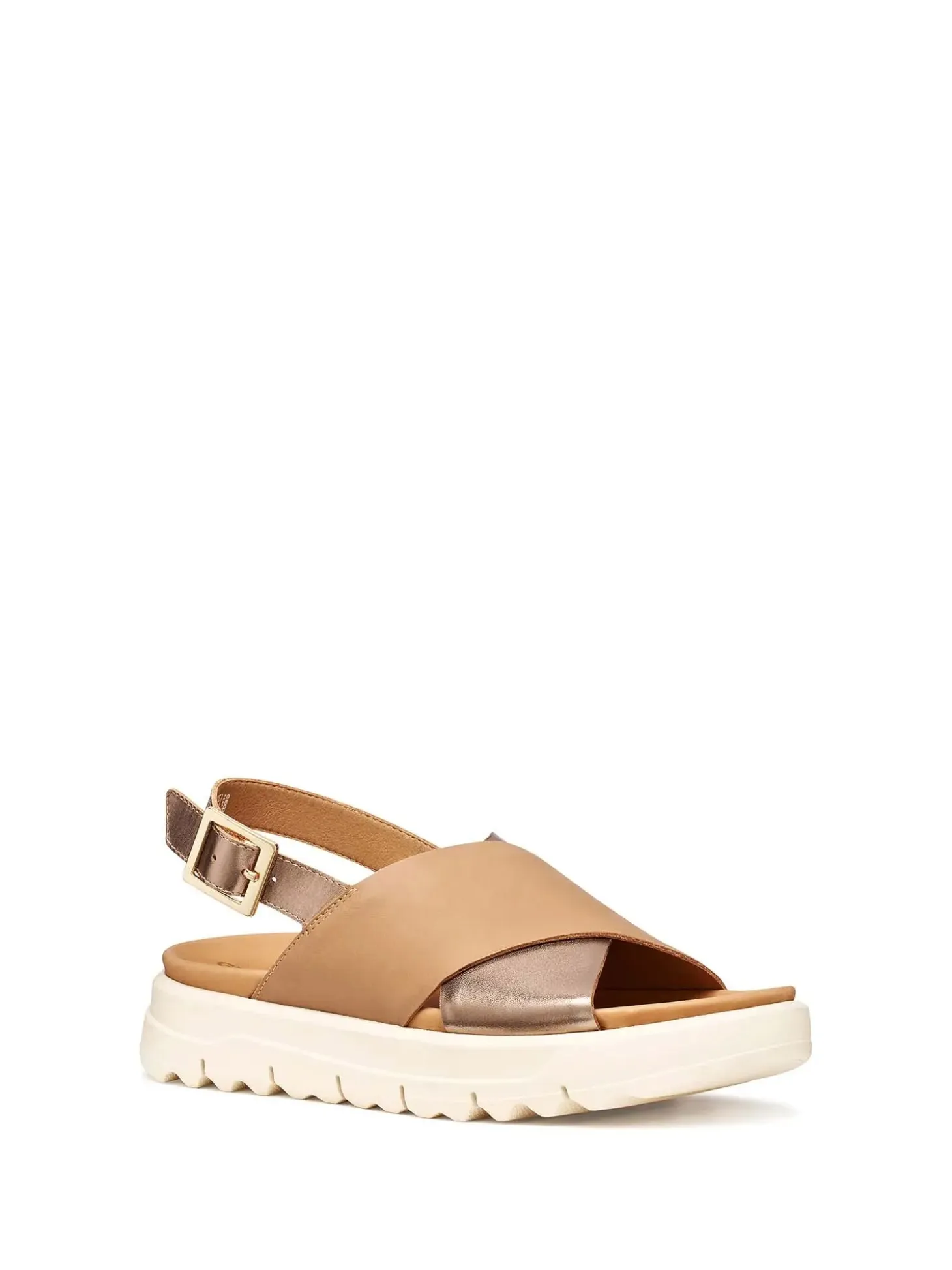 SANDALO DONNA - GEOX BEIGE - D45SZE 043CF