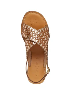 SANDALO DONNA - GEOX CAMEL - D65YMN 0KFKY
