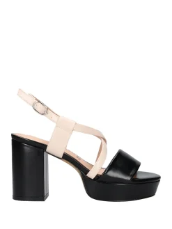 SANDALO DONNA - MARINA GALANTI NERO-NUDO - MG 1B392