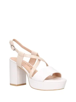 SANDALO DONNA - MARINA GALANTI BIANCO-NUDO - MG 1B392
