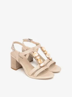 SANDALO DONNA - NERO GIARDINI BEIGE - E615860D