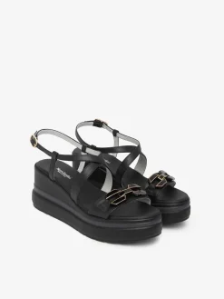 SANDALO DONNA - NERO GIARDINI NERO - E615953D