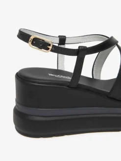 SANDALO DONNA - NERO GIARDINI NERO - E615953D