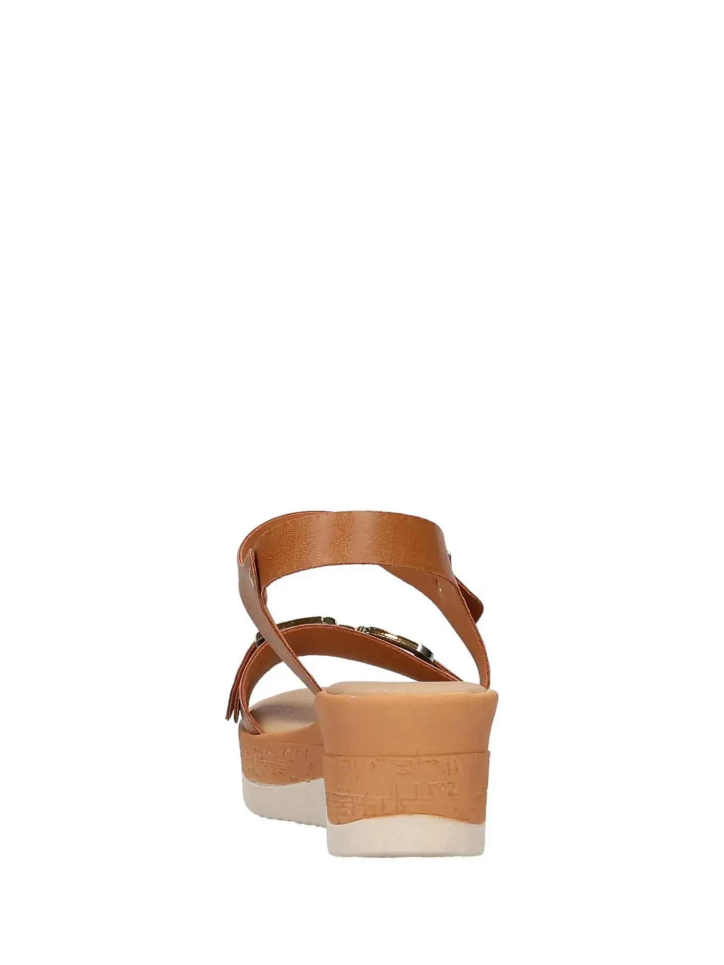 SANDALO DONNA - RIPOSELLA CUOIO - MARIELLA E WC02BX