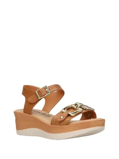 SANDALO DONNA - RIPOSELLA CUOIO - MARIELLA E WC02BX